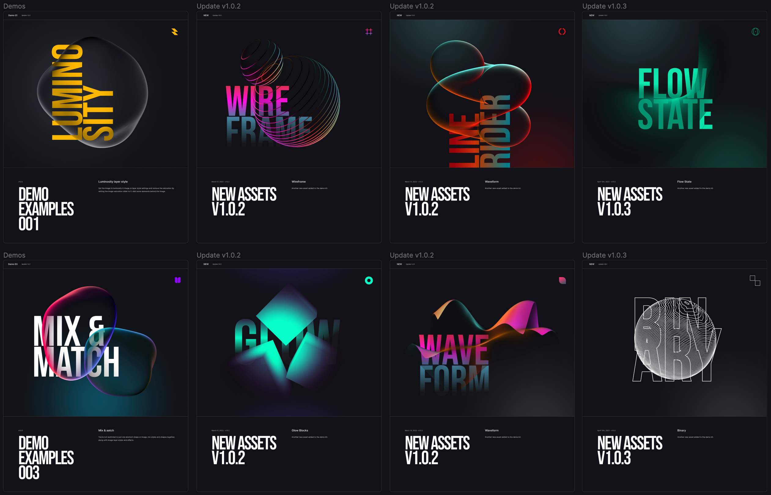 Abstracto free figma demo pack