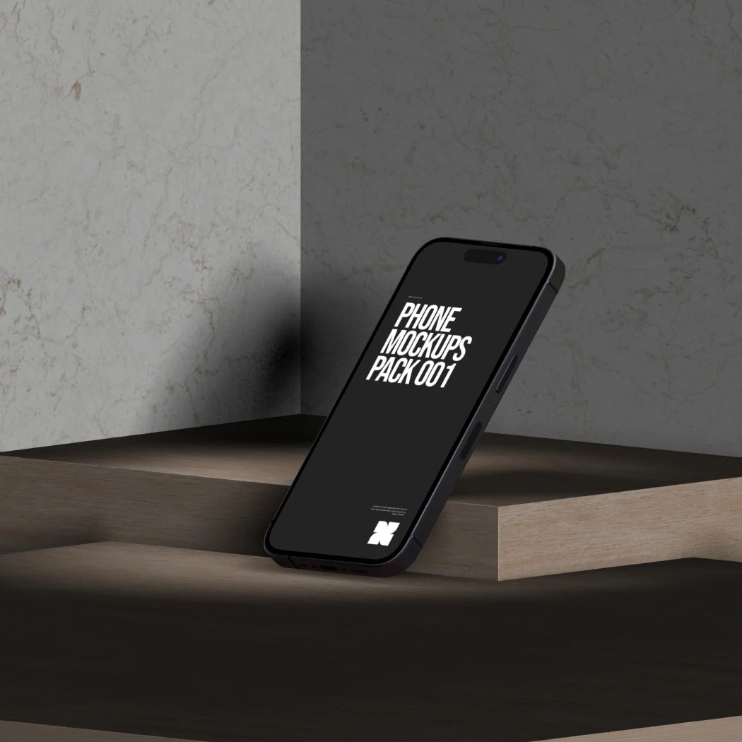 3D iPhone 14 Pro Mockup